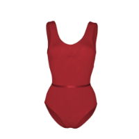 **WSL** Starlite Red RAD Regulation Cotton Alexandra Leotard 