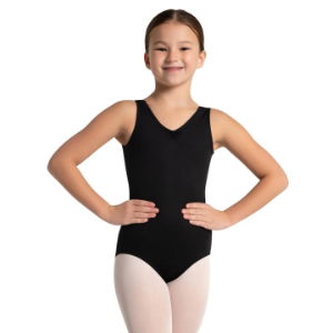 Capezio® SE1008C Childrens Studio Pinch Front V Neck Leotard 