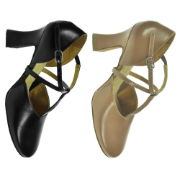 So Danca SD153 Broadway Caberet X Strap Shoe 3" Heel 