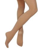 **WSL** BLOCH® T0981L Adults Suntan Contousoft Footed Tights 