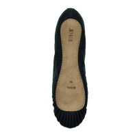 The Bloch 205 Black Dansoft Leather Ballet Shoe, Full Sole